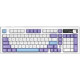 Клавиатура Ajazz AK980 V2 фиолетовый/белый/синий, Ajazz Gift