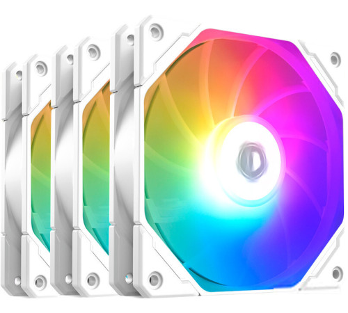 Комплект вентиляторов для корпуса ID-Cooling TF-12025-PRO-ARGB Trio White