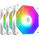 Комплект вентиляторов для корпуса ID-Cooling TF-12025-PRO-ARGB Trio White