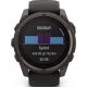 Умные часы Garmin Fenix 8 Solar, Sapphire 51мм титановый угольно-серый с DLC-покрытием и черным ремешком