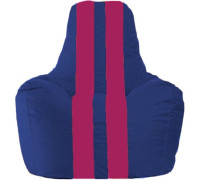 Кресло-мешок Flagman Спортинг С1.1-116 синий/лиловый