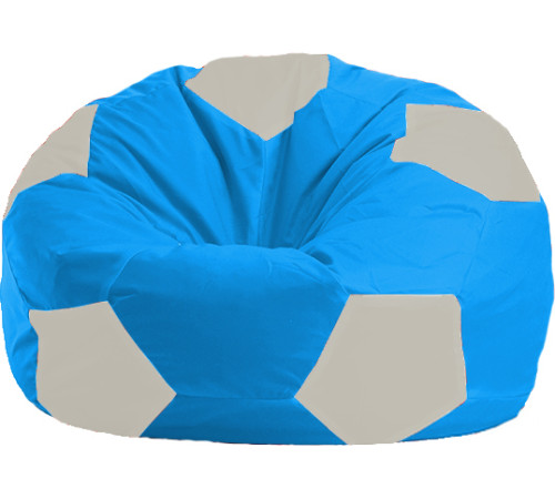 Кресло-мешок Flagman Мяч Стандарт М1.1-282 голубой/белый