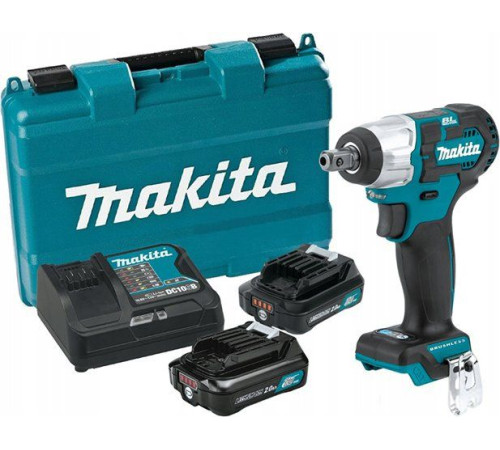 Гайковерт Makita TW160DWAE с 2-мя АКБ, кейс