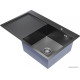 Кухонная мойка Mixline Pro 552923 черный графит, с сифоном