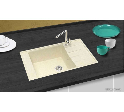 Кухонная мойка Berge BR-8005 бежевый