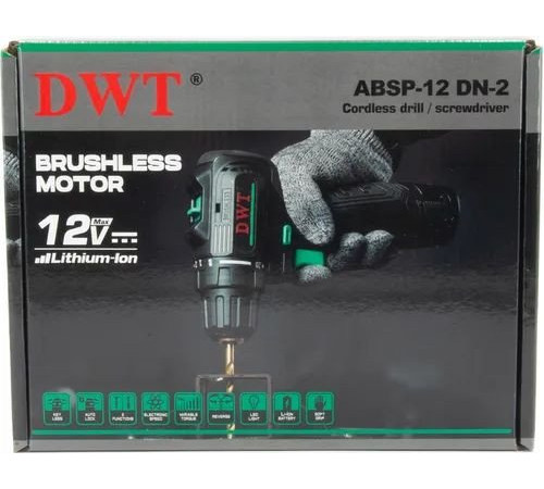Дрель-шуруповерт DWT ABSP-12 DN-2 с 2-мя АКБ