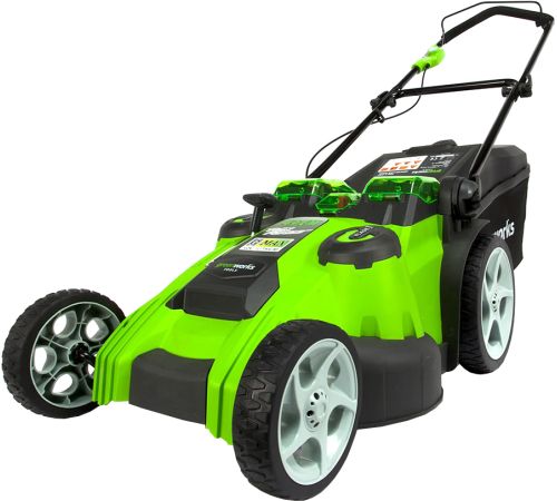 Колёсная газонокосилка Greenworks G40LM49DBK4 с 1-м АКБ 4 Ah