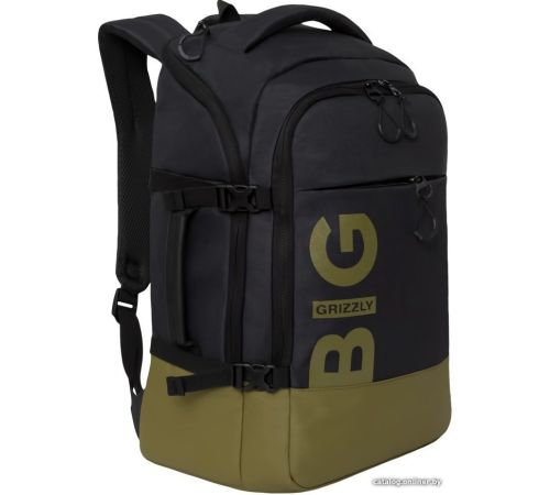 Городской рюкзак Grizzly RQ-019-21/3 черный/хаки
