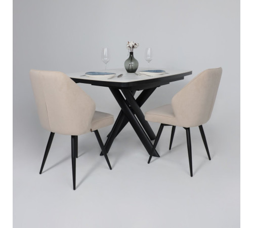 Стул Мамадома Michael-R1 360 b03 Cream Lux/черный