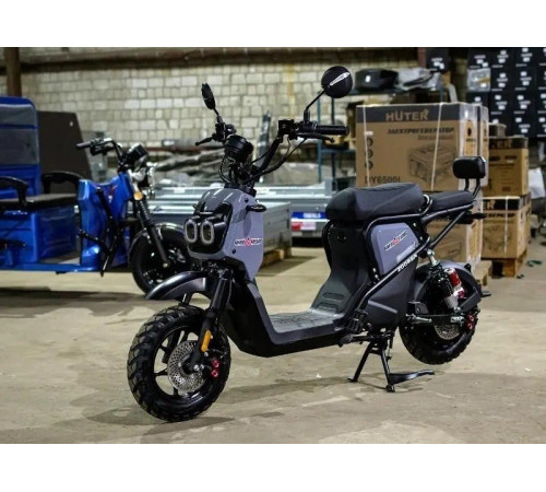 Электроскутер AVM Zoomer серый