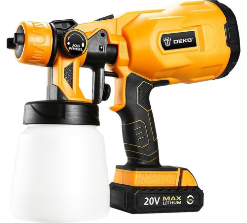 Краскораспылитель Deko DKSG20K2 с 1-им АКБ