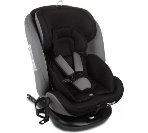 Детское автокресло Zlatek Cruiser Isofix Lux KRES4082 черный/серый
