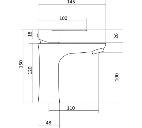 Смеситель Славен СЛ-ОД-Ж12
