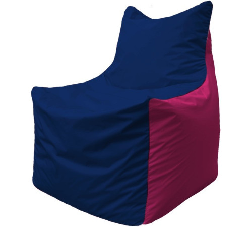 Кресло-мешок Flagman Фокс Ф2.1-37 синий темный/фуксия