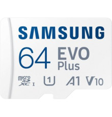 Карта памяти Samsung EVO Plus 2024 microSDXC 64GB с адаптером