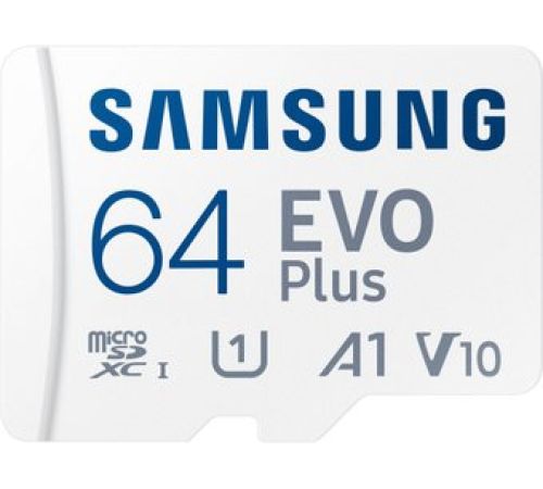 Карта памяти Samsung EVO Plus 2024 microSDXC 64GB с адаптером
