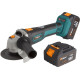Угловая шлифмашина Bort BWS-18Li-125 с 2-мя АКБ