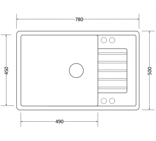 Кухонная мойка ZorG Dello 78 слоновая кость
