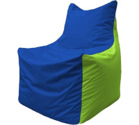 Кресло-мешок Flagman Фокс Ф2.1-119 синий/салатовый