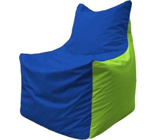 Кресло-мешок Flagman Фокс Ф2.1-119 синий/салатовый