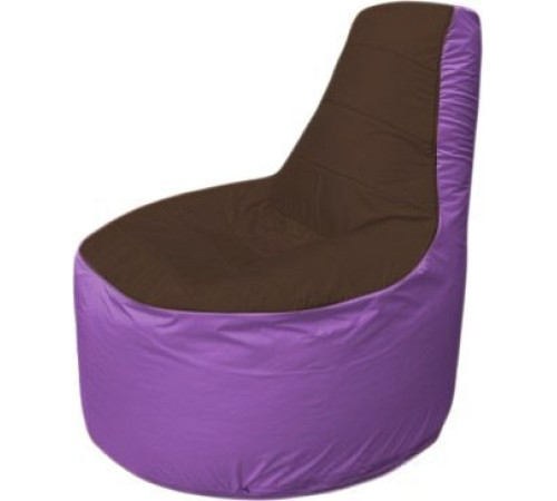 Кресло-мешок Flagman Трон Т1.1-1917 коричневый/сиреневый