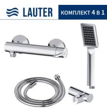 Смеситель Lauter Velvet 21СК9696С + 21СКFG80101C + 21S00103 + 21CKFS90120
