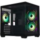 Корпус XASTRA QW400M 3ARGB-C6-AC QW400M-3FM12A-C6-AC черный