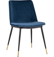 Стул Stool Group Мелисса велюр синий