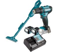 Makita CLX226X1 шуруповерт, пылесос, 2 АКБ