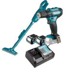 Makita CLX226X1 шуруповерт, пылесос, 2 АКБ