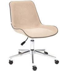Кресло TetChair Style флок, бежевый