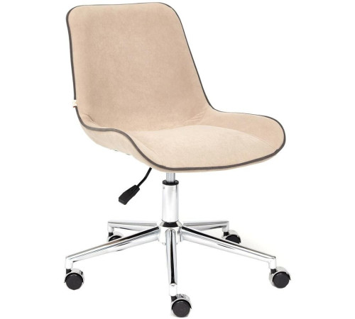 Кресло TetChair Style флок, бежевый