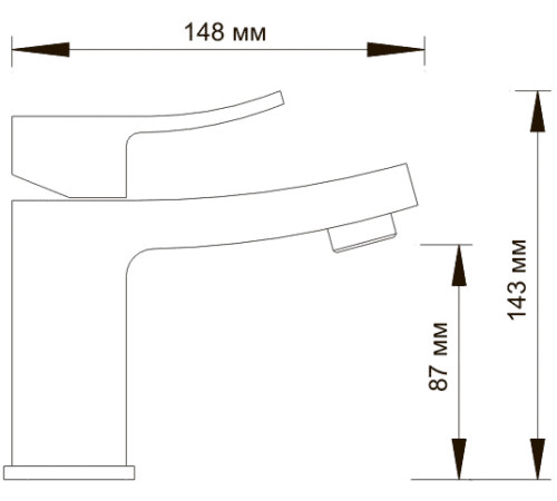 Смеситель Wasserkraft Aller 1063