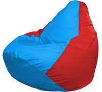 Кресло-мешок Flagman Груша Г2.1-279 голубой/красный