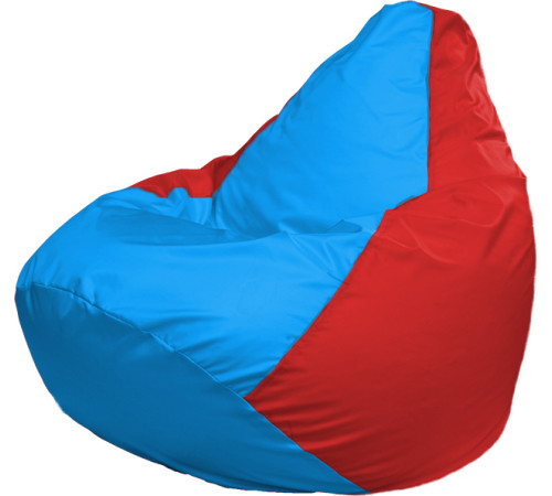Кресло-мешок Flagman Груша Г2.1-279 голубой/красный