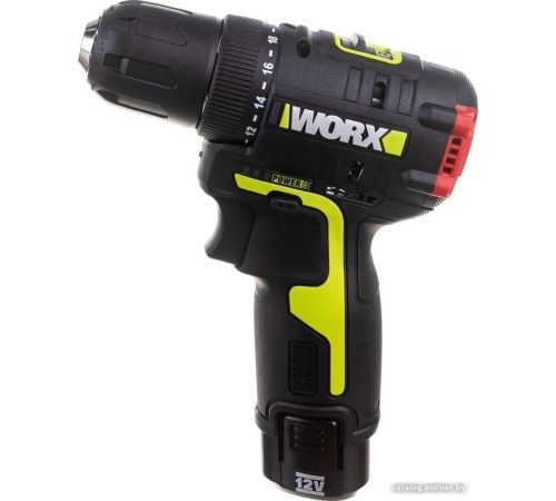 Дрель-шуруповерт Worx Professional WU130X с 2-мя АКБ, сумка