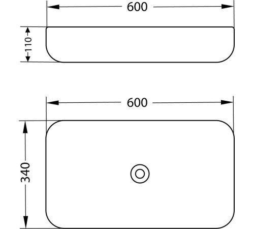 Умывальник Lauter 21487-60 + Cascade 21СК0655C