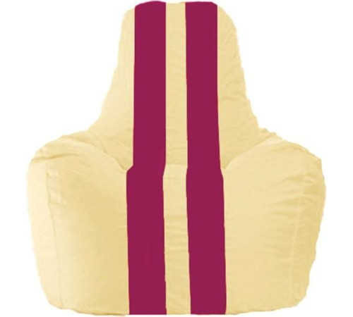 Кресло-мешок Flagman Спортинг С1.1-131 светло-бежевый/лиловый