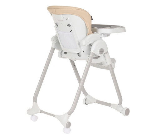 Высокий стульчик Pituso Lerin серый, экокожа