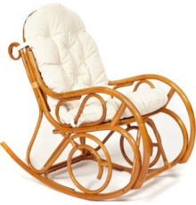 Кресло-качалка TetChair Milano без подушки коньяк