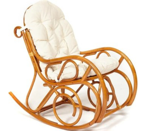 Кресло-качалка TetChair Milano без подушки коньяк