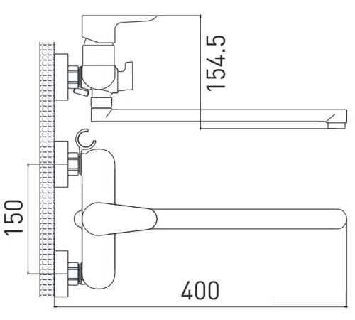 Смеситель Gross Aqua Space 7515288C-35LF