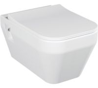 Унитаз подвесной Quarter Bath Crossgrand Rimless 70CG02001 + SCD Slim 30SCD.03.02.03.02.02
