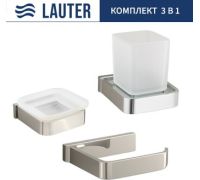 Набор аксессуаров для ванной Lauter 21SH7061 + 21SH7051 + 21SH7101 Chrome, 3 предмета