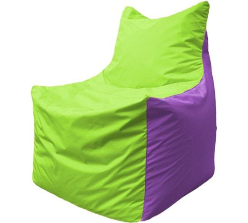 Кресло-мешок Flagman Фокс Ф2.1-158 салатовый/сиреневый