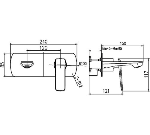 Смеситель Haiba HB80548-8