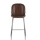 Стул Stool Group Турин 8319TB экокожа коричневый/черные ножки