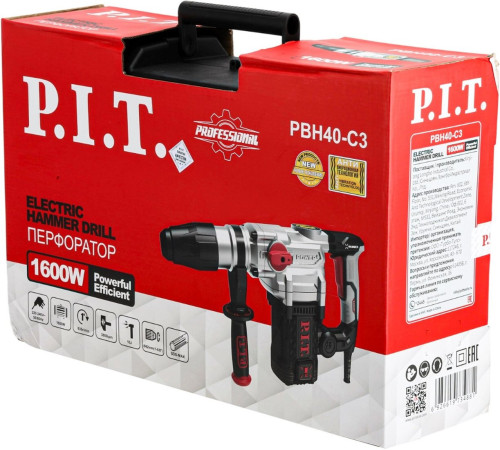 Перфоратор P.I.T. PBH40-C3 кейс
