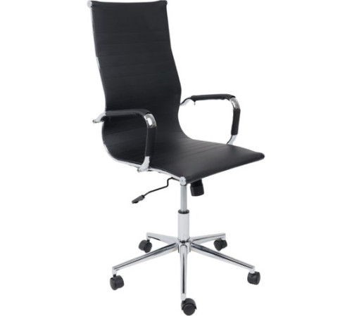 Офисное кресло AksHome Evelin экокожа, черный