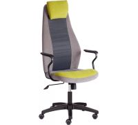 Офисное кресло TetChair Aviator флок/ткань олива/серый/серый